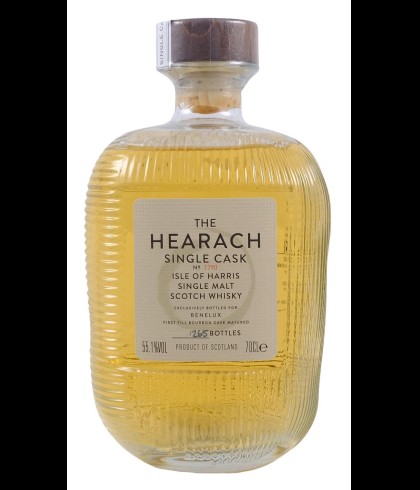 Fles single malt van Isle of Harris, op voorraad bij slijterij t Bockje in Bathmen