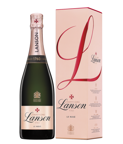Fles Lanson Le Rose, wijn op voorraad bij slijterij t Bockje in Bathmen