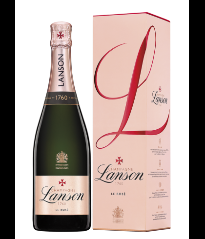 Fles Lanson Le Rose, wijn op voorraad bij slijterij t Bockje in Bathmen