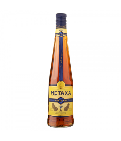 Metaxa Brandy 5 sterren, op voorraad bij slijterij t Bockje in Bathmen