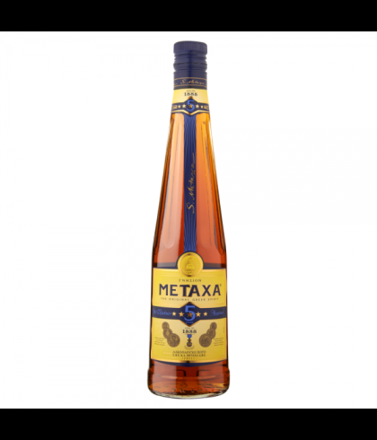 Metaxa Brandy 5 sterren, op voorraad bij slijterij t Bockje in Bathmen