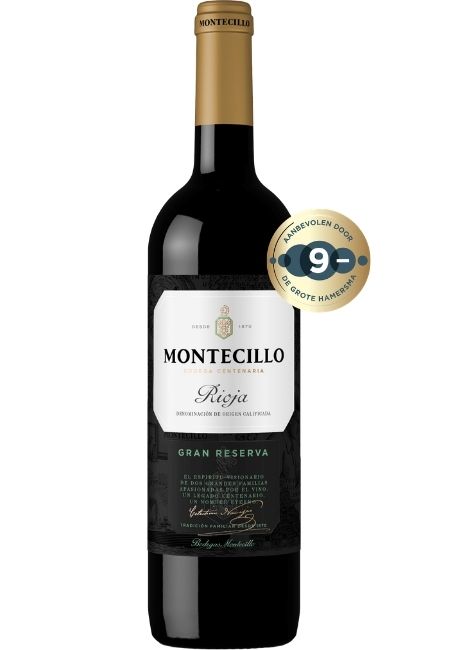 Fles Montecillo Rioja Gran Reserva, wijn, op voorraad bij slijterij ’t Bockje in Bathmen