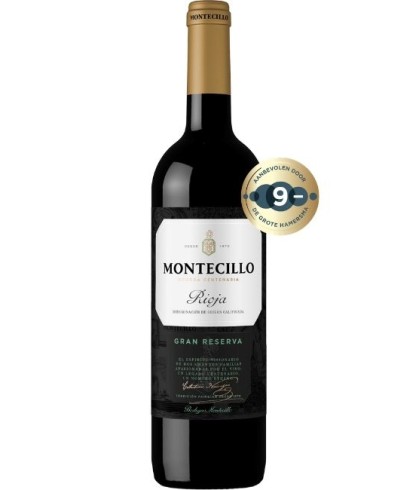 Fles Montecillo Rioja Gran Reserva, wijn, op voorraad bij slijterij t Bockje in Bathmen