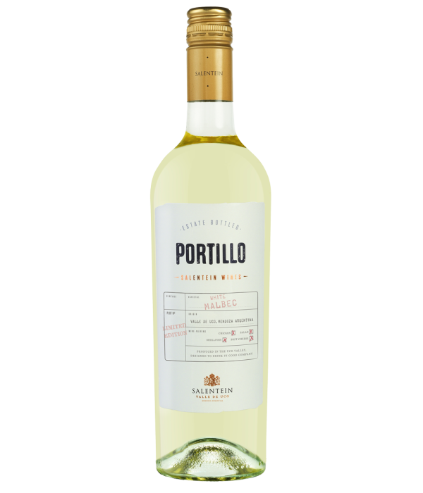 Portillo Limited Edition White Malbec, wijn bij t Bockje in Bathmen