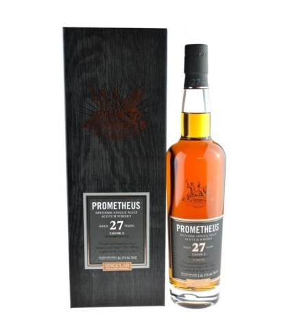 Fles Prometheus 27 Years Old Vintage 1988 Single Malt Whisky 2 Nd Release 2015, whisky, op voorraad bij slijterij t Bockje in Bathmen