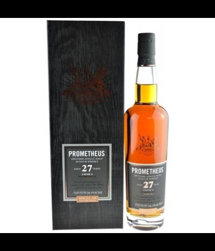 Fles Prometheus 27 Years Old Vintage 1988 Single Malt Whisky 2 Nd Release 2015, whisky, op voorraad bij slijterij t Bockje in Bathmen