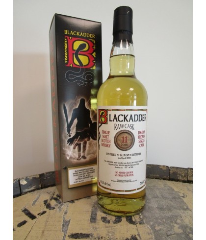 Fles Raw Cask Glen Spey 2010 11 Years Old, single malt whisky, op voorraad bij slijterij t Bockje in Bathmen