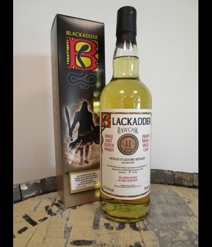 Fles Raw Cask Glen Spey 2010 11 Years Old, single malt whisky, op voorraad bij slijterij t Bockje in Bathmen