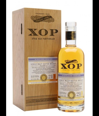 Fles XOP Highland Park 21 Years Old, Schotse whisky uit de XOP-reeks van Douglas Laing, op voorraad bij slijterij t Bockje in Bathmen