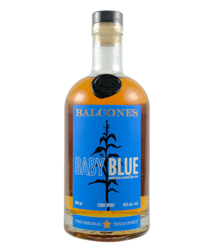 Fles Balcones Baby Blue Corn Spirit, whisky, op voorraad bij slijterij t Bockje in Bathmen