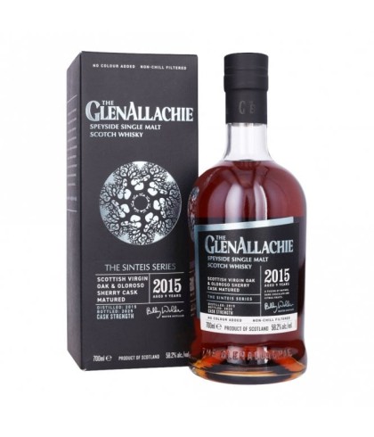 Fles GlenAllachie Sinteis Series Part II 9 Years Old, single malt whisky, op voorraad bij slijterij t Bockje in Bathmen