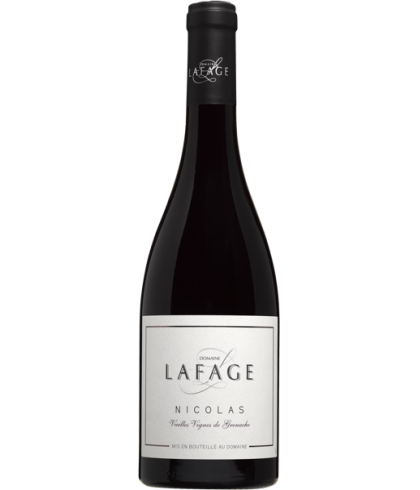 Fles Domaine Lafage 'Cuvée Nicolas' Grenache Noir Jeroboam, wijn op voorraad bij slijterij t Bockje in Bathmen
