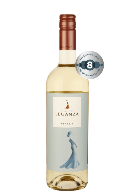 Fles Condesa de Leganza Verdejo, wijn, op voorraad bij slijterij t Bockje in Bathmen