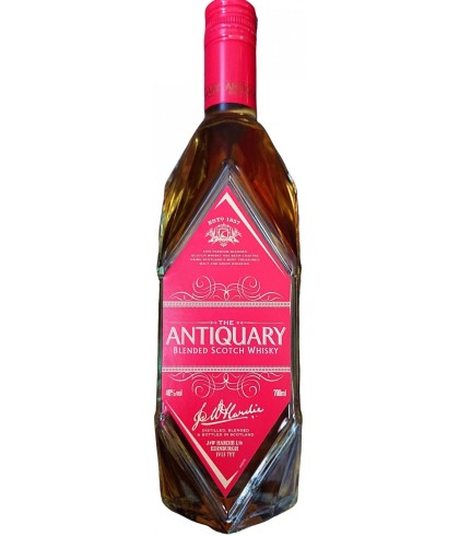 Fles THE ANTIQUARY The Finest, whisky, op voorraad bij slijterij t Bockje in Bathmen
