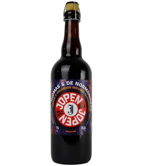 Jopen Thomas & de Normandiers Oaked & Calvados Infused Quadrupel bij t Bockje in Bathmen