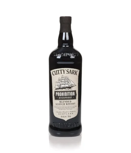 Fles Cutty Sark Prohibition, single malt whisky, op voorraad bij slijterij t Bockje in Bathmen
