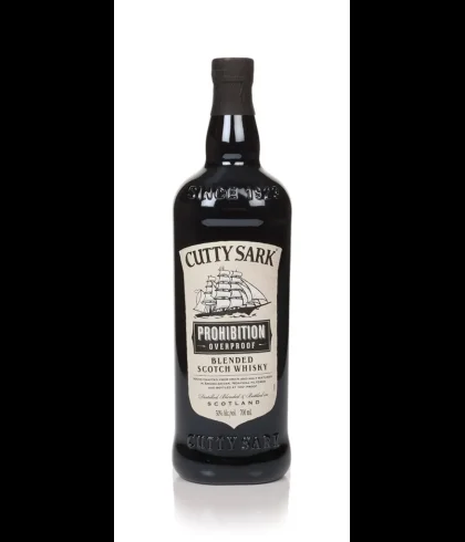 Fles Cutty Sark Prohibition, single malt whisky, op voorraad bij slijterij t Bockje in Bathmen