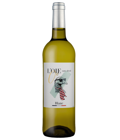 Alcoholvrije drank L'OIE 0° Blanc alcohol free van L'OIE 0°, bij slijterij ’t Bockje in Bathmen