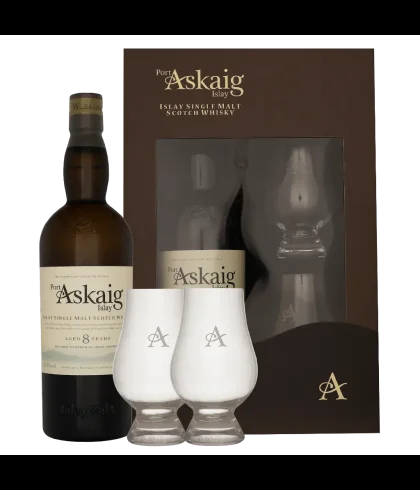 Geschenk Port Askaig 8 Years Old Geschenkverpakking, bij slijterij ’t Bockje in Bathmen