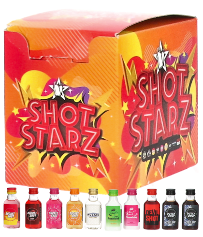 Shot Starz 10-Pack Mini, op voorraad bij slijterij t Bockje in Bathmen