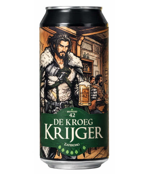 Brewery42 De Kroeg Krijger Barleywine bij t Bockje in Bathmen