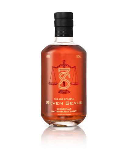Fles Seven Seals The Age of Libra, Zwitserse whisky, op voorraad bij slijterij t Bockje in Bathmen