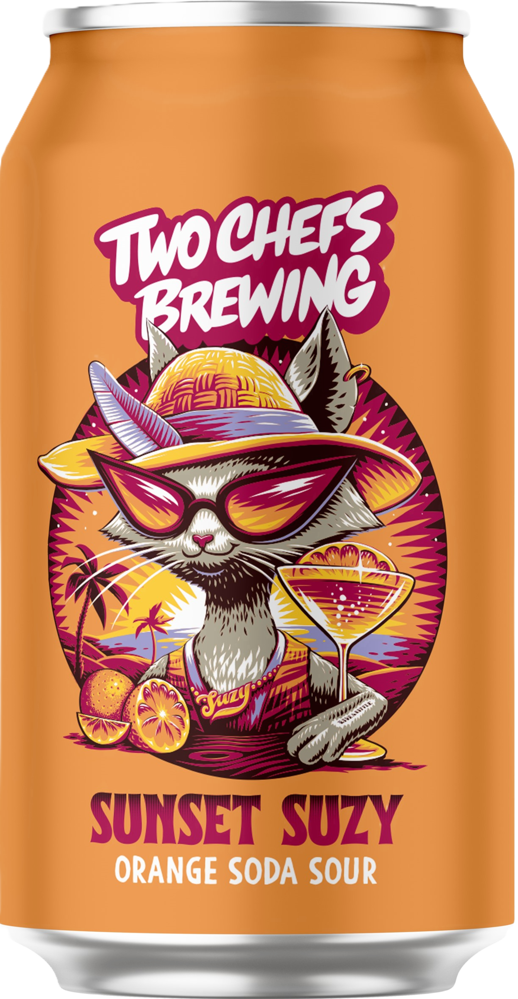 Fles Two Chefs Brewing Sunset Suzy, bier van Two Chefs Brewing, op voorraad bij slijterij t Bockje in Bathmen