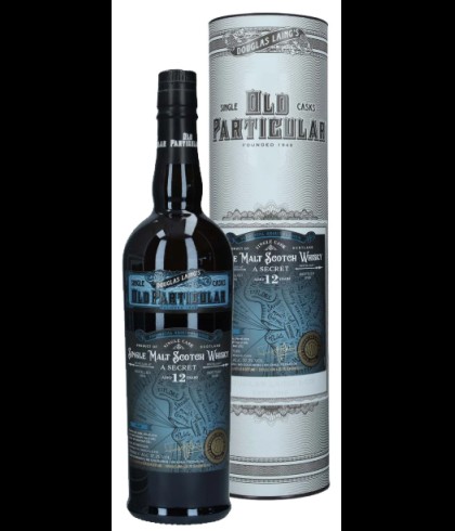 Botella de Old Particular A Secret Islay 12Y 2014, whisky