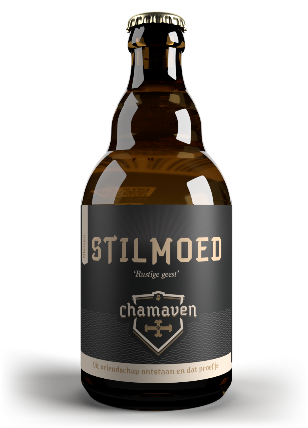 Fles Brouwerij Chamaven Stilmoed Weizen, bier van Brouwerij Chamaven, op voorraad bij slijterij t Bockje in Bathmen