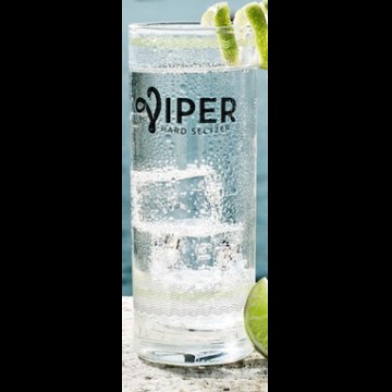 Viper Hard Seltzer glas