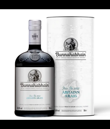 Fles Bunnahabhain Abhainn Araig, single malt whisky, op voorraad bij slijterij t Bockje in Bathmen