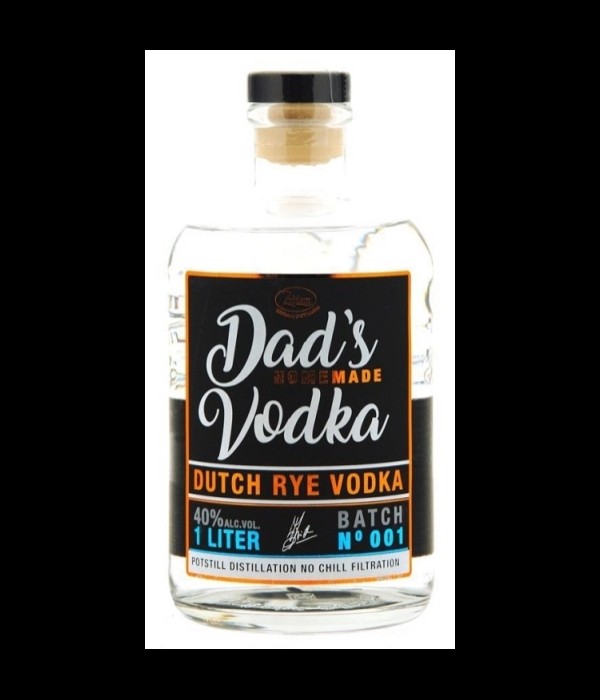 Zuidam DAD’S VODKA 40% Dutch Rye Vodka 100cl bij t Bockje in Bathmen