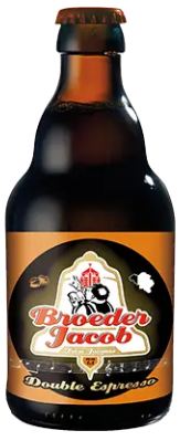 Fles Broeder Jacob Double Espresso, bier van Broeder Jacob, op voorraad bij slijterij ’t Bockje in Bathmen