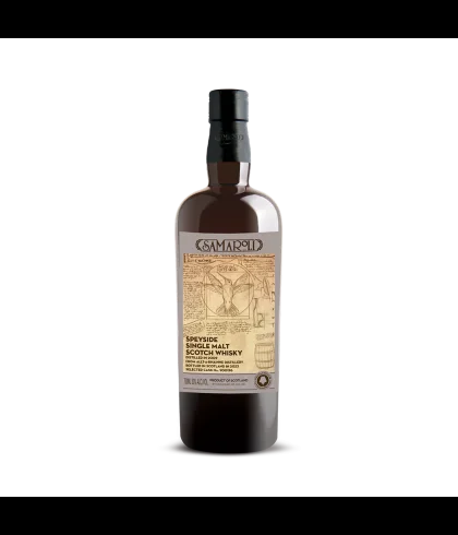 Fles Samaroli Allt-A-Bhainne 2009 Speyside Single Malt Whisky, whisky, op voorraad bij slijterij t Bockje in Bathmen