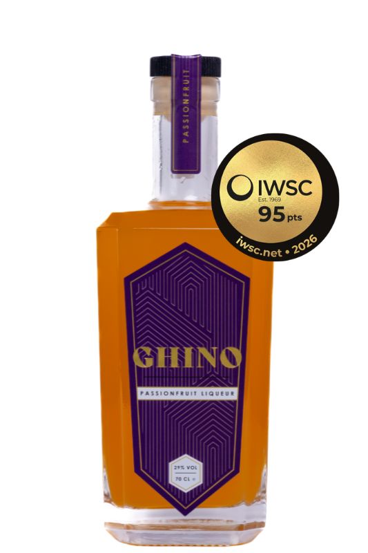 Likeur Ghino Passionfruit Likeur van Ghino, bij slijterij ’t Bockje in Bathmen