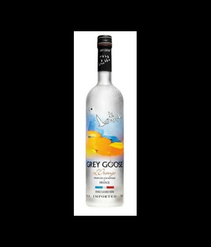 Fles Grey Goose L Orange, wodka, op voorraad bij slijterij t Bockje in Bathmen