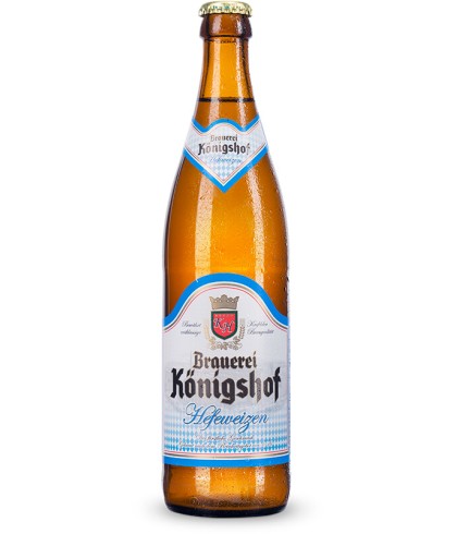 Königshof Hefenweizen, bier op voorraad bij slijterij t Bockje in Bathmen