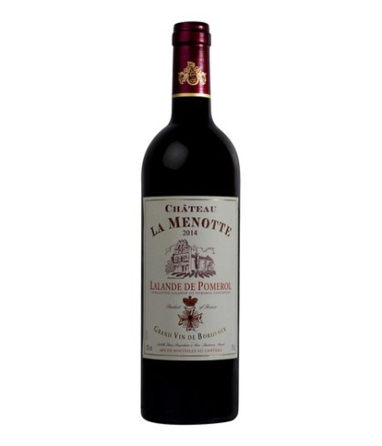 Fles Chateau La Menotte Lalande de Pomerol, wijn op voorraad bij slijterij t Bockje in Bathmen
