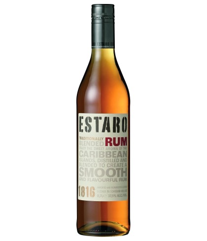 Fles Estaro Rum Bruin, rum, op voorraad bij slijterij t Bockje in Bathmen