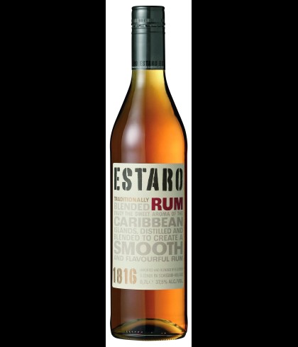 Fles Estaro Rum Bruin, rum, op voorraad bij slijterij t Bockje in Bathmen