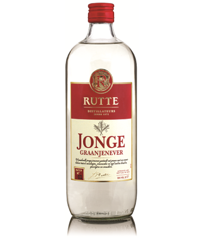 Rutte Jonge Graanjenever, jenever bij slijterij t Bockje in Bathmen