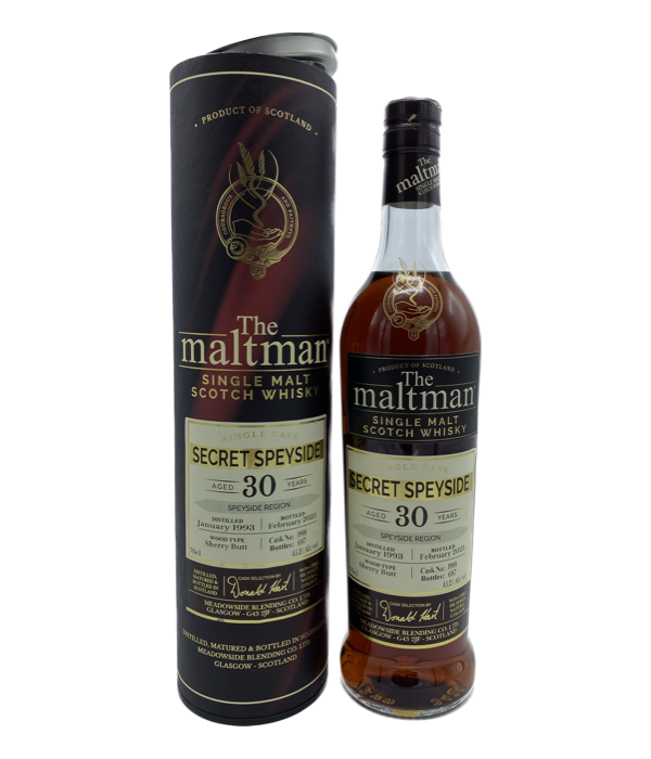 The Maltman Secret Speyside 30Y bij t Bockje in Bathmen