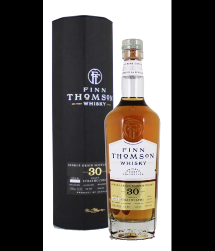Fles Finn Thomson Strathclyde 30 Years Old 1993, single malt whisky, op voorraad bij slijterij t Bockje in Bathmen