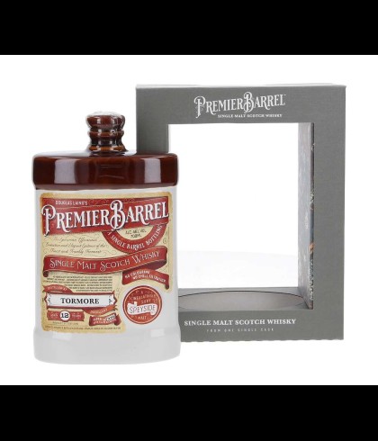 Fles Premier Barrel Tormore 12 Years Old, single malt whisky, op voorraad bij slijterij t Bockje in Bathmen