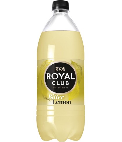 Fles Royal Club Bitter Lemon 1,1L van Royal Club, bij slijterij ’t Bockje in Bathmen