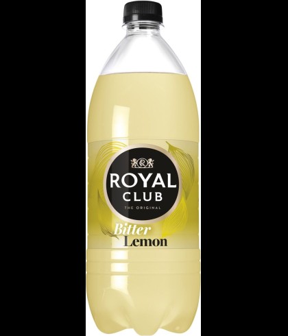 Fles Royal Club Bitter Lemon 1,1L van Royal Club, bij slijterij ’t Bockje in Bathmen