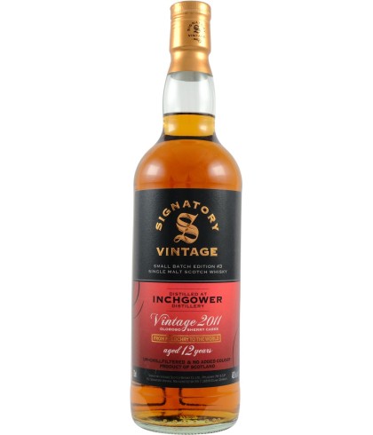 Fles Speyside single malt van Inchgower, op voorraad bij slijterij t Bockje in Bathmen