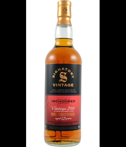 Fles Speyside single malt van Inchgower, op voorraad bij slijterij t Bockje in Bathmen