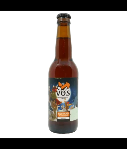 Vos Reynard de Bokkenrijder Bockbier, bier op voorraad bij slijterij t Bockje in Bathmen