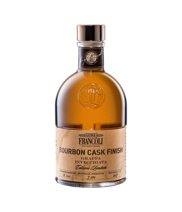 Francoli Grappa Bourbon Cask Finish bij t Bockje in Bathmen